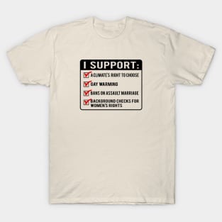 I Support List T-Shirt